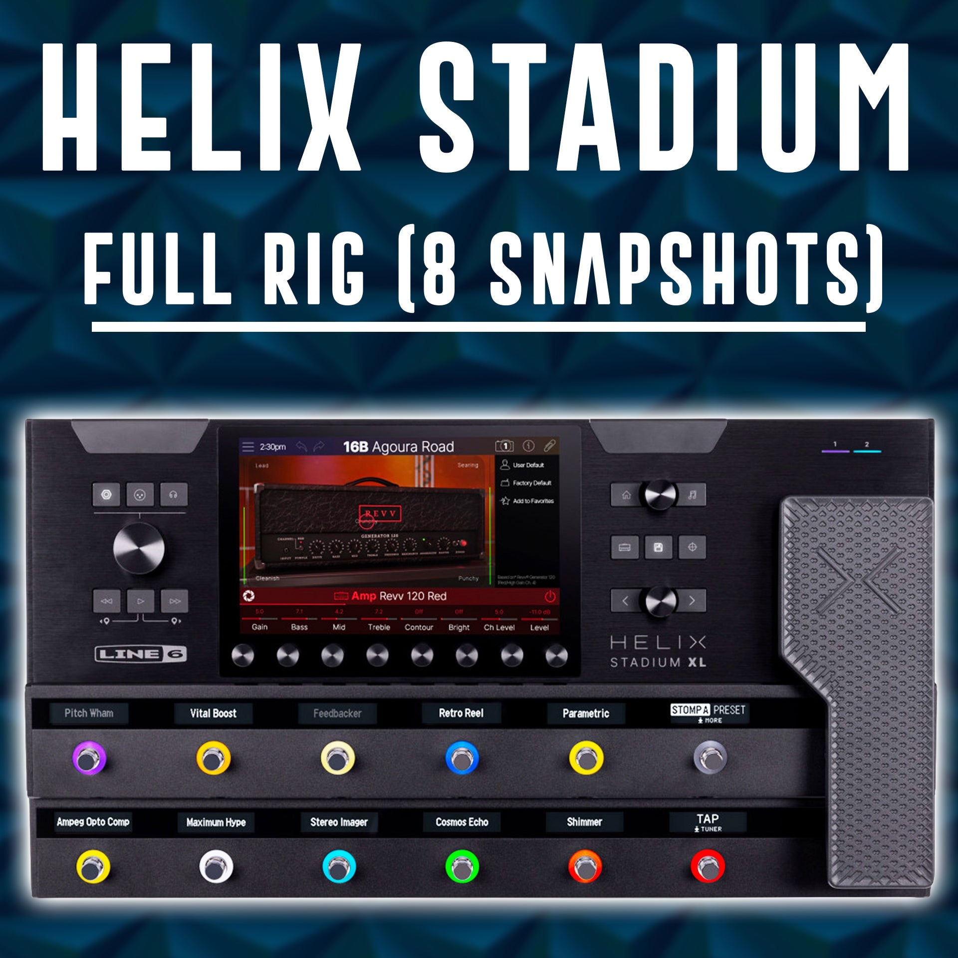 Helix Stadium - Full Rig (8 Snapshots)