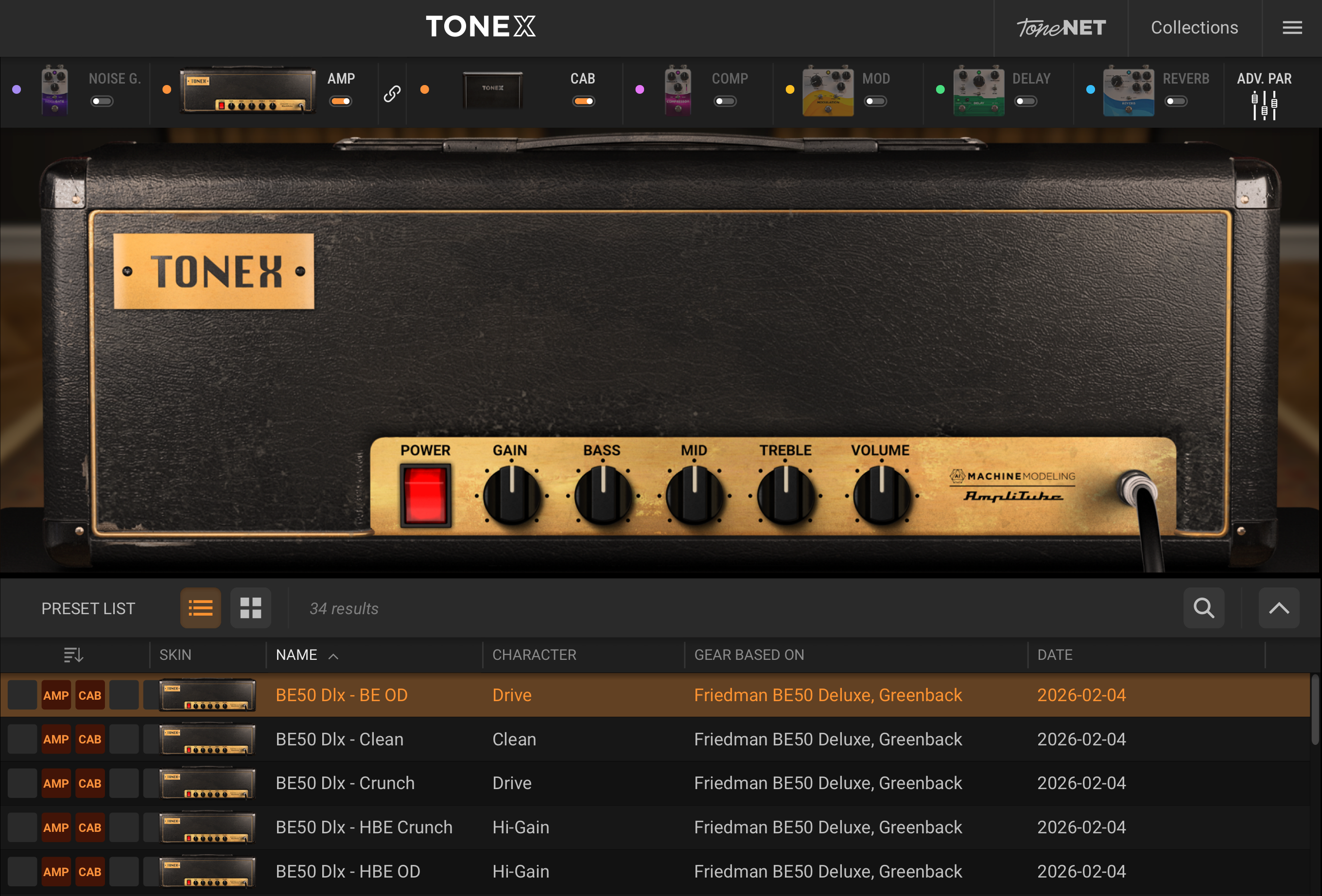 Fman BE50 Deluxe - Tone Models