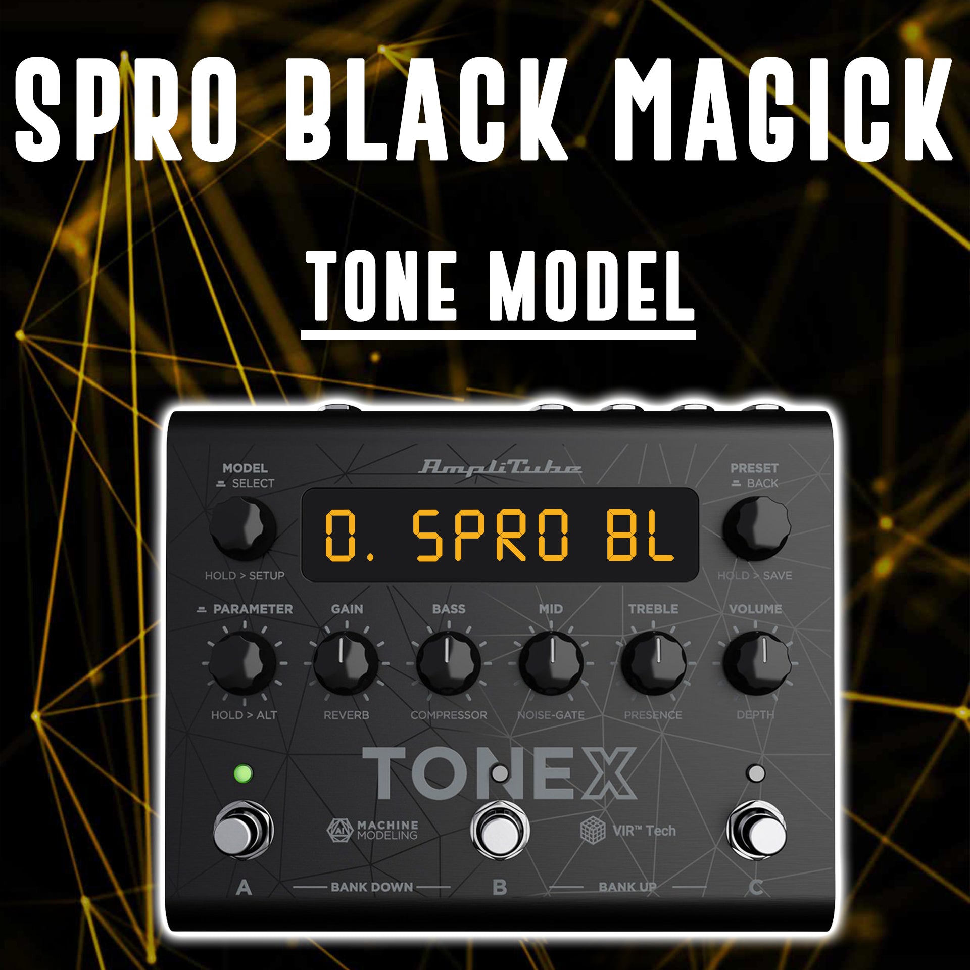 Spro 1696rt Black Magick - Tone Model